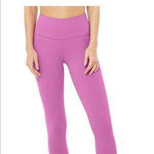 NEW Alo Electric Violet 7/8 High-Waist Airbrush Legging